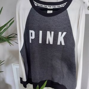 Pink fuzzy sweatshirt